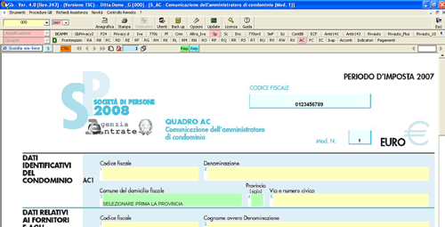 GB modello ministeriale